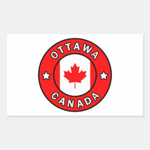 Ottawa Kanada Rechteckiger Aufkleber