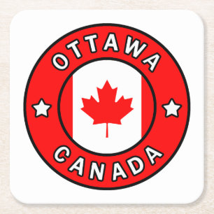 Ottawa Kanada Rechteckiger Pappuntersetzer