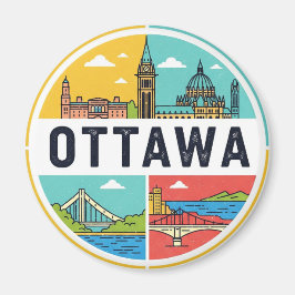 Ottawa Kanada Reise Magnet