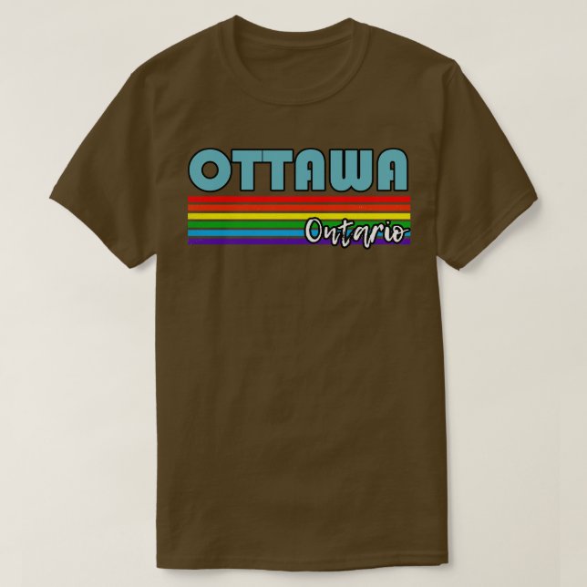 Ottawa Ontario Pride Ottawa LGBT Geschenk LGBTQ Su T-Shirt (Design vorne)