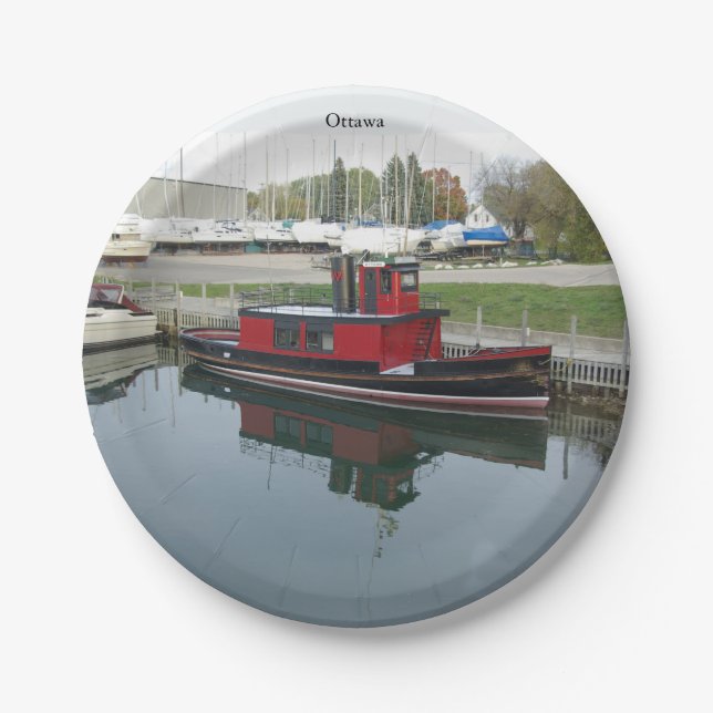 Ottawa-Papierplatte Pappteller (Vorderseite)