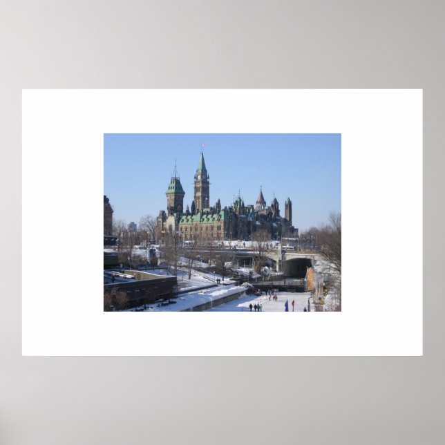 Ottawa Parlament Poster (Vorne)