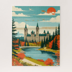 Ottawa Parliament Hill und Rideau-Kanal