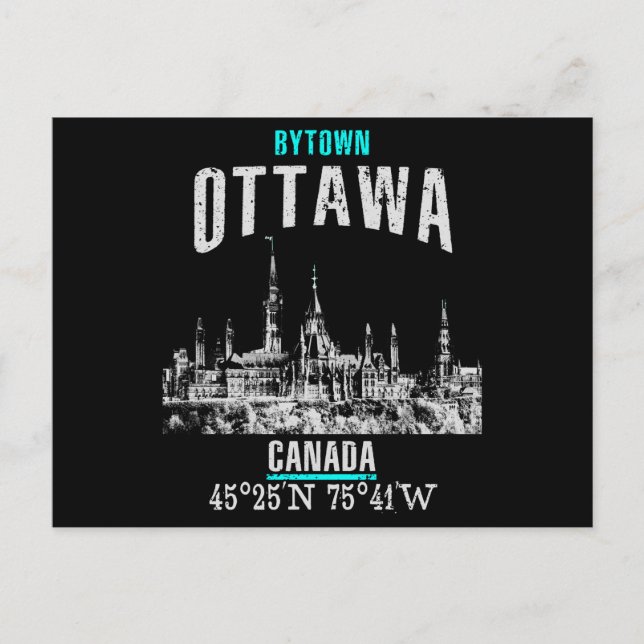 Ottawa Postkarte (Vorderseite)