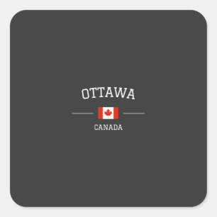 Ottawa Quadratischer Aufkleber
