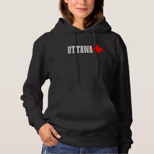 Ottawa Quebec Ahornblatt Kanada Kanadische Flagge Hoodie