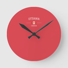 Ottawa Runde Wanduhr