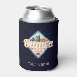 Ottawa Skyline Ontario Retro Kanada Vintag Dosenkühler