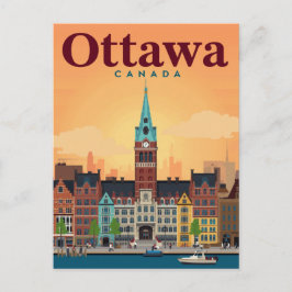 Ottawa Uhrenturm ByWard Market Postkarte