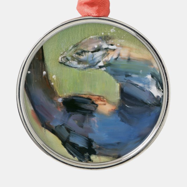 Otter 2003 silbernes ornament (Vorne)