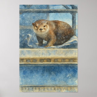 Otter Adventure Poster