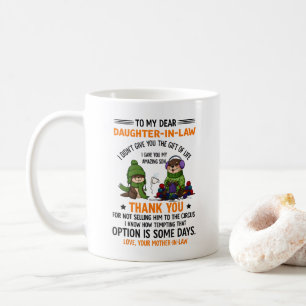 Otter an meine liebe Schwiegertochter Ich habe dir Kaffeetasse