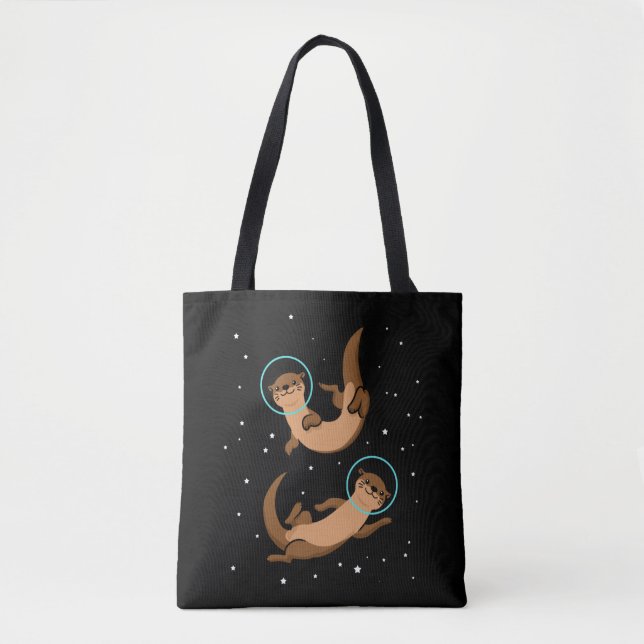 Otter Astronaut Gift Kids Otter Gift Space Otter Tasche (Vorderseite)