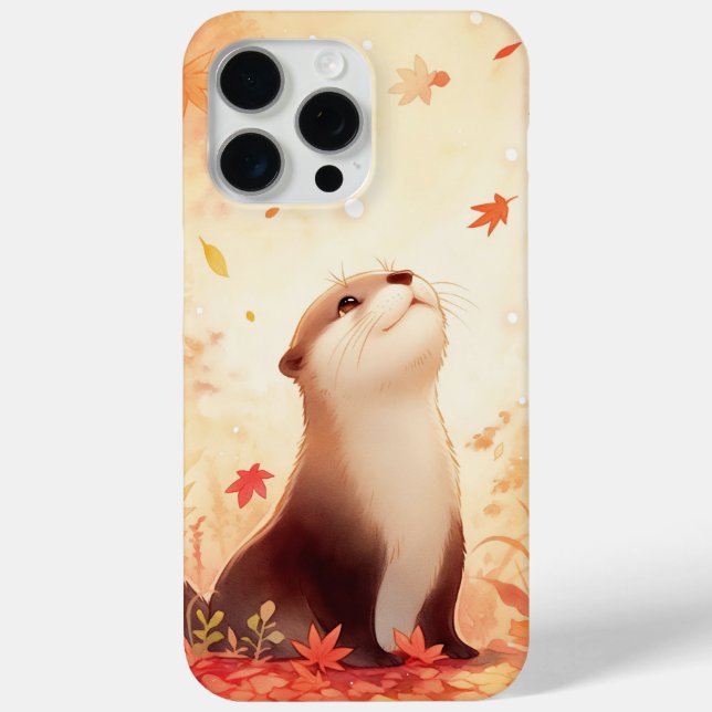 Otter Autumn Daydream Case-Mate iPhone Hülle (Rückseite)