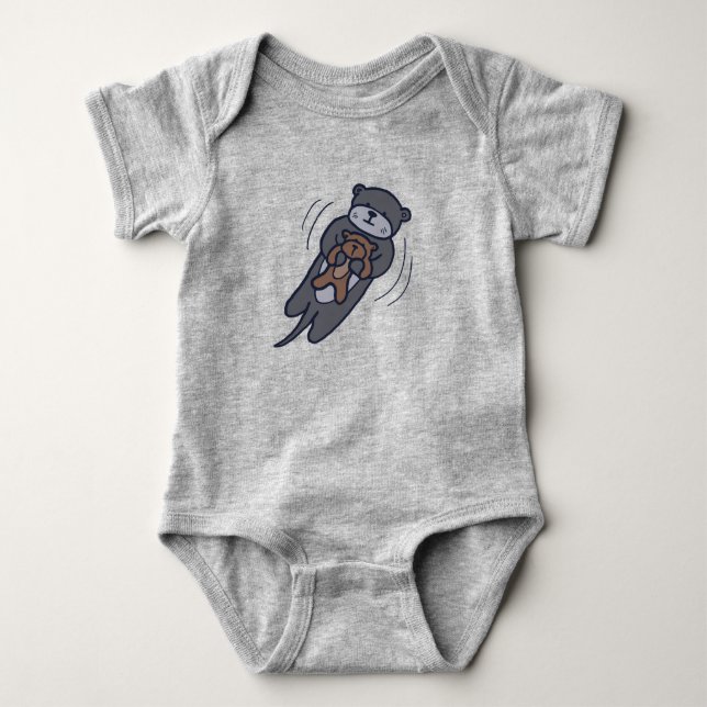 Otter Baby Bodysuit Baby Strampler (Vorderseite)