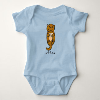 Otter Baby BodySuit oder One-Piece (mit Base) Baby Strampler
