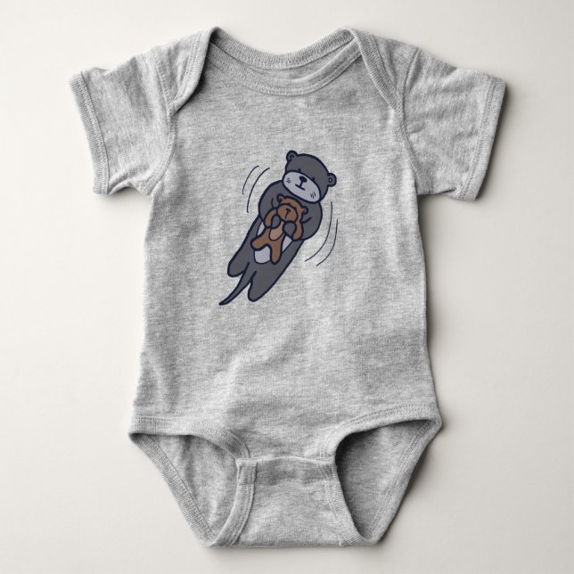 Otter Baby Bodysuit Strampler (Vorderseite)