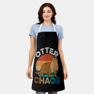 Otter Chaos für Männer Frauen Niedlich Otter Lover Schürze