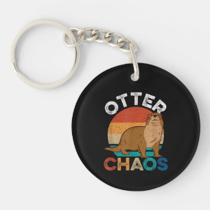 Otter Chaos Für Männer Frauen Süßer Otter Liebhabe Schlüsselanhänger