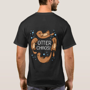 Otter Chaos Geschenk für Kinder Niedlich Schlafen  T-Shirt