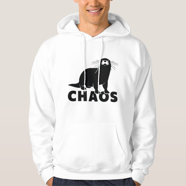 Otter Chaos Hoodie (Vorderseite)