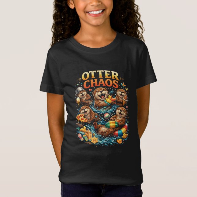 Otter Chaos T-Shirt (Vorderseite)