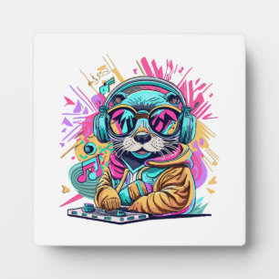 Otter DJ 90er Vibes Fotoplatte