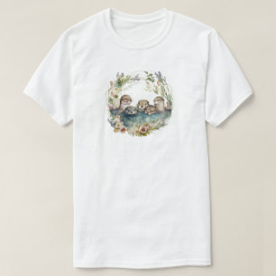 Otter Family T - Shirt