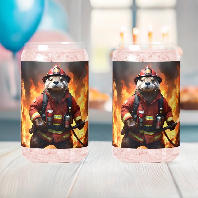 Otter Fireman Backburing, (Insitu (Baby Shower))