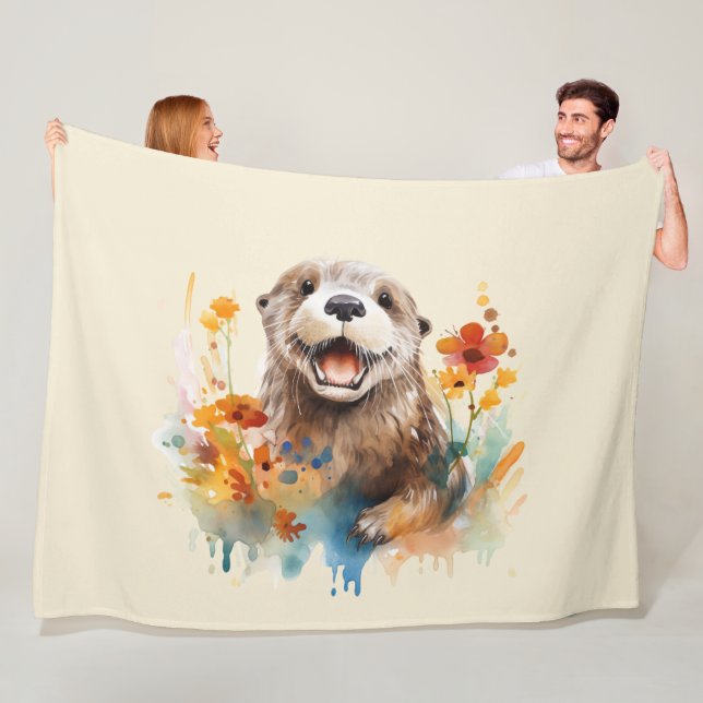 Otter Fleecedecke (Beispiel)