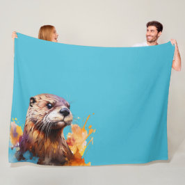 Otter Fleecedecke