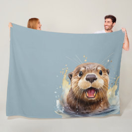 Otter Fleecedecke