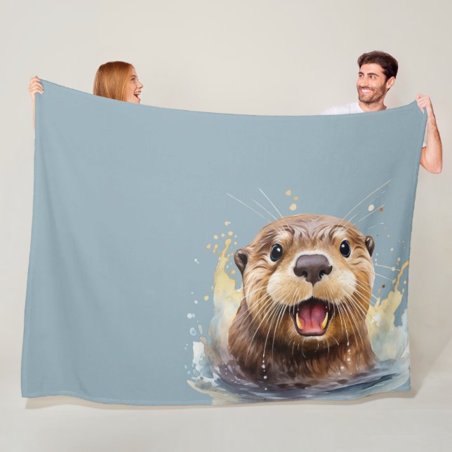 Otter Fleecedecke (Beispiel)