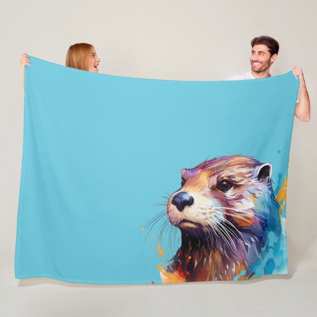 Otter Fleecedecke (Beispiel)