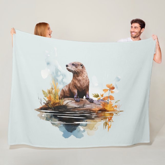 Otter Fleecedecke (Beispiel)