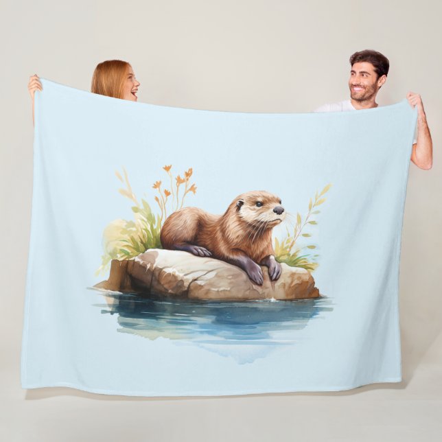 Otter Fleecedecke (Beispiel)