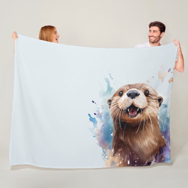 Otter Fleecedecke (Beispiel)