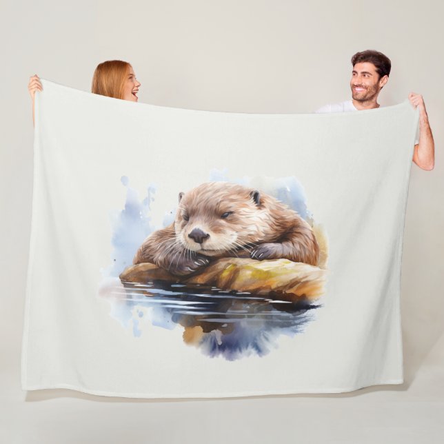 Otter Fleecedecke (Beispiel)