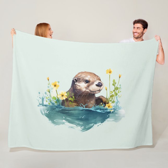 Otter Fleecedecke (Beispiel)