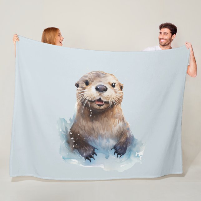 Otter Fleecedecke (Beispiel)