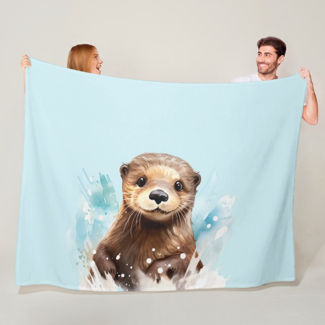 Otter Fleecedecke (Beispiel)