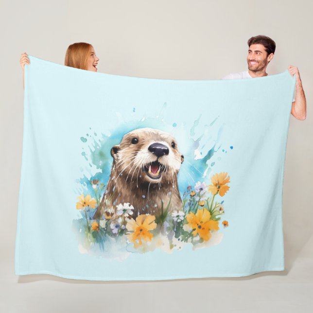 Otter Fleecedecke (Beispiel)