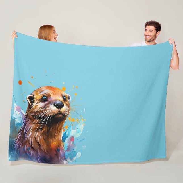 Otter Fleecedecke (Beispiel)