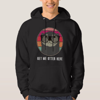 Otter für Kinder Kinderbrille Niedlich Otter Hoodie