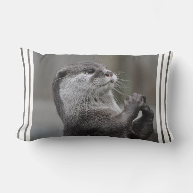 Otter-Genie-Kissen Lendenkissen (Vorderseite)