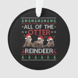 Otter-Geschenk   Die Weihnachtszeit des Reinhirsch Ornament