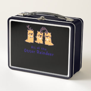 Otter-Geschenk Gesamter Reingetreide Metall Brotdose