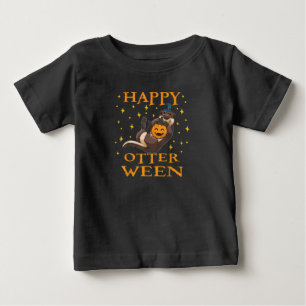Otter-Geschenk Happy Otter Niedlich Sea Otter Hal Baby T-shirt