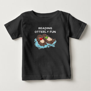 Otter-Geschenk Sea Otter Book Reading Gift Bookw Baby T-shirt