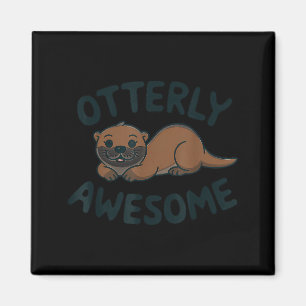 Otter In Einer Cket Lustige Otter-Pyjamas Seeotter Magnet